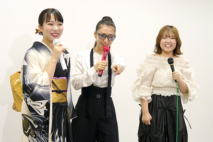 梅谷心愛・田中あいみ・舞乃空