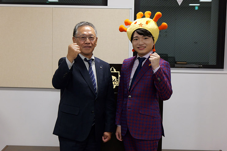 新村卓実町長・小山雄大