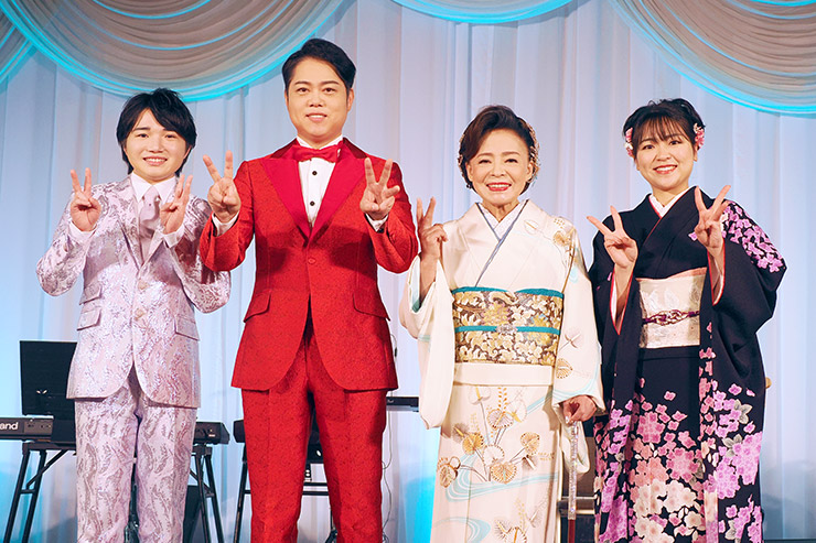 小山雄大・三山ひろし・松前ひろ子・平山花羽